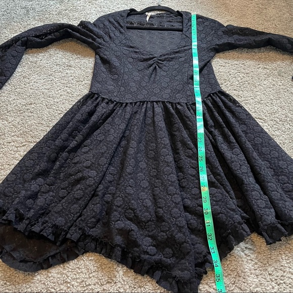 Intimately free people look both ways lace sheer mini dress large - Picture 9 of 9